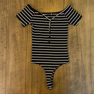 EUC striped bodysuit